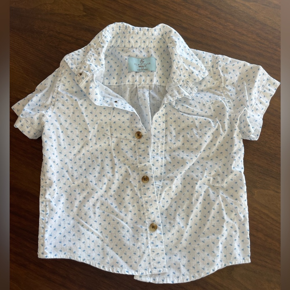 Classic Club Button Up Size 2/3 T